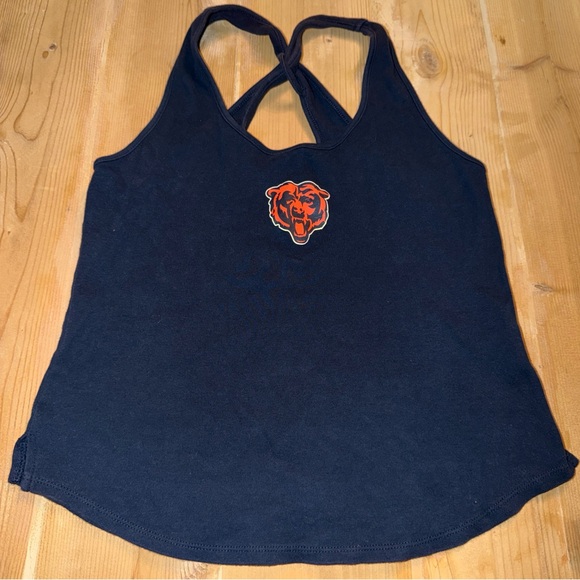 Wear by Erin Andrews Women's Navy Blue Chicago Bears Sports Tank Top - Picture 1 of 4